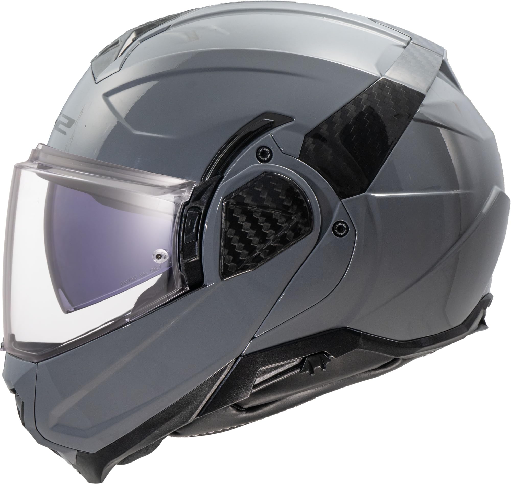 LS2, Casco Moto Modulare ADVANT II SOLID Nardo Grey, M