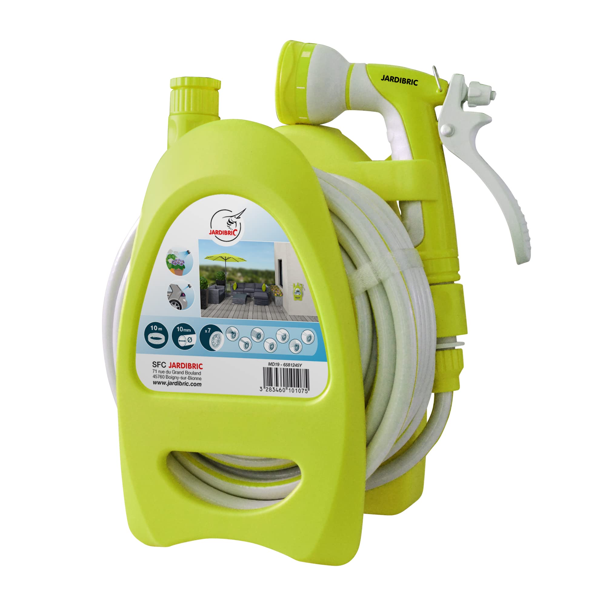 Porte-tuyau D'arrosage Sur Robinet - En Acier Vert - ON RANGE TOUT