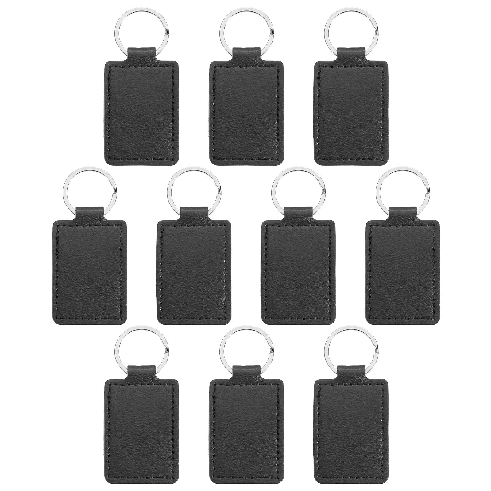 PATIKIL Leather Blank Keychains