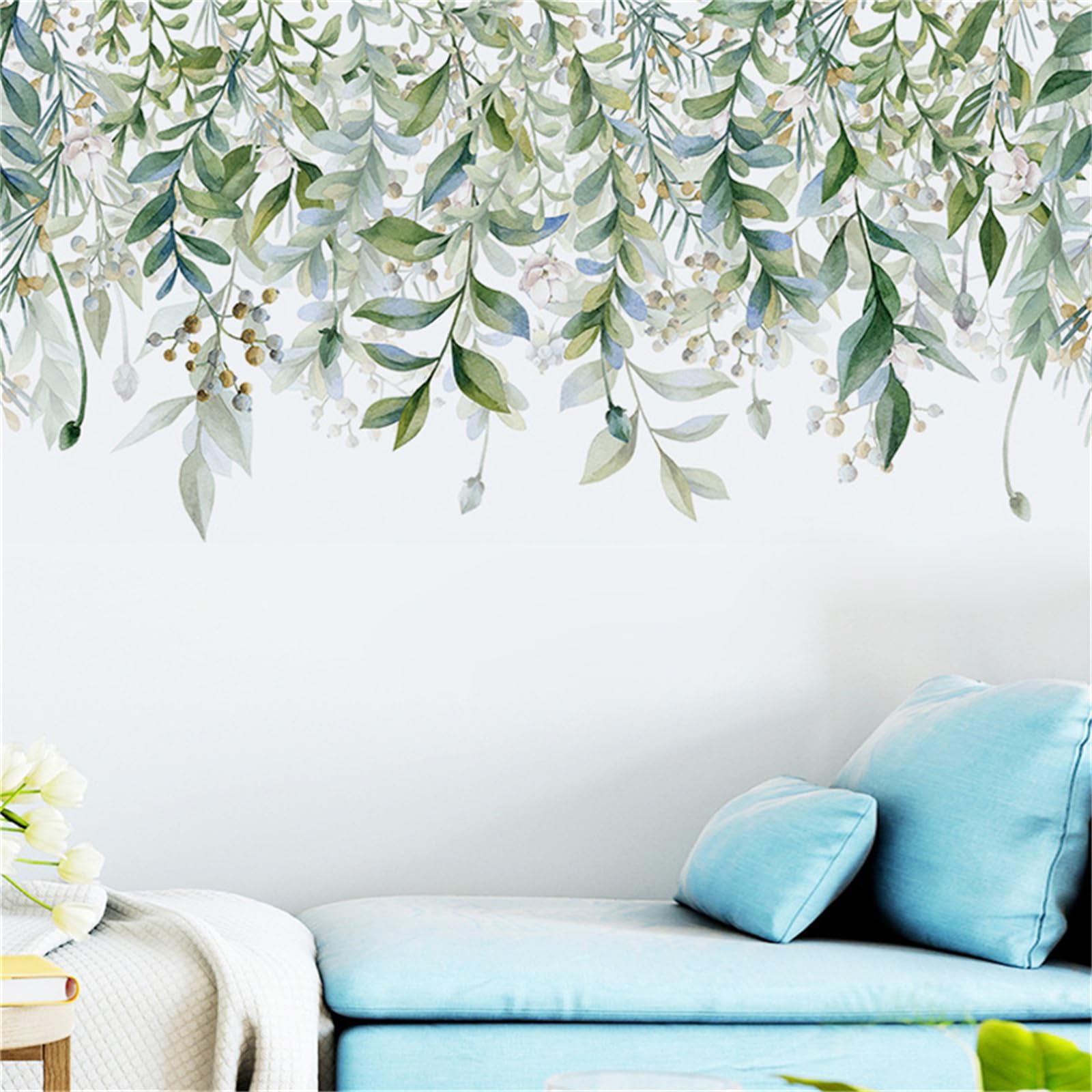 Autocollants muraux a decoller et coller lierre deco chambre adulte