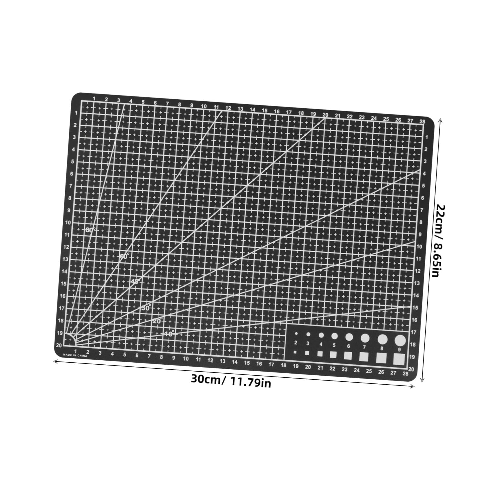 Tapis De Découpe A3, A4, A5, Outil Culturel Et éducatif, Double Face, Planche De Gravure Pour Bricolage, Artisanat, Couture, Matelassage (noir, A5 Petit