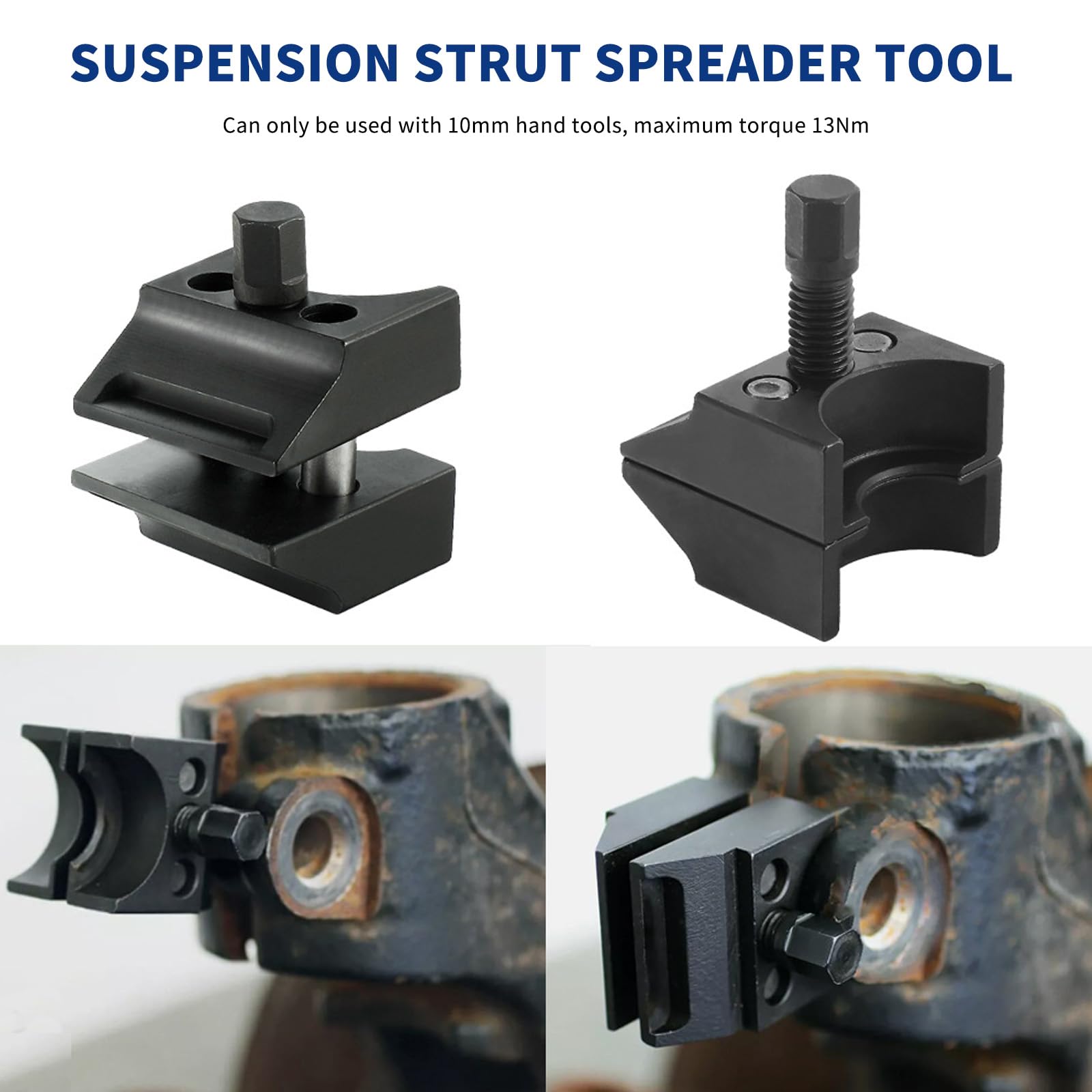 Écarteur de Fusée de Direction à Moyeu,4 Pièces Kit Écarteur de Jambe de Force,Direction de Moyeu de Jambe de Suspension,Écarteur Rotule Suspension,pour Voitures,SUV et Véhicules Utilitaires