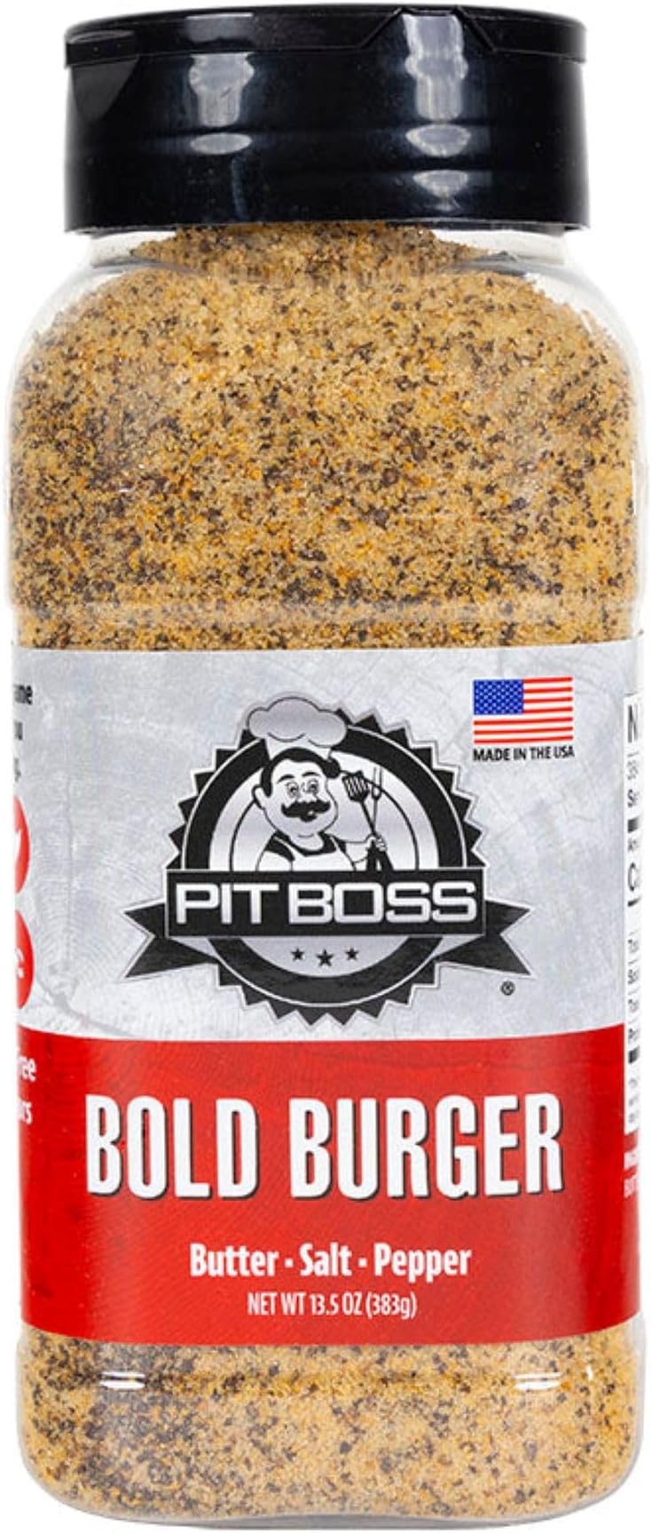 Pit Boss 40324 Bold Burger Rub Grill Spices, 13.5 Ounce (Pack of 1), Multicolored