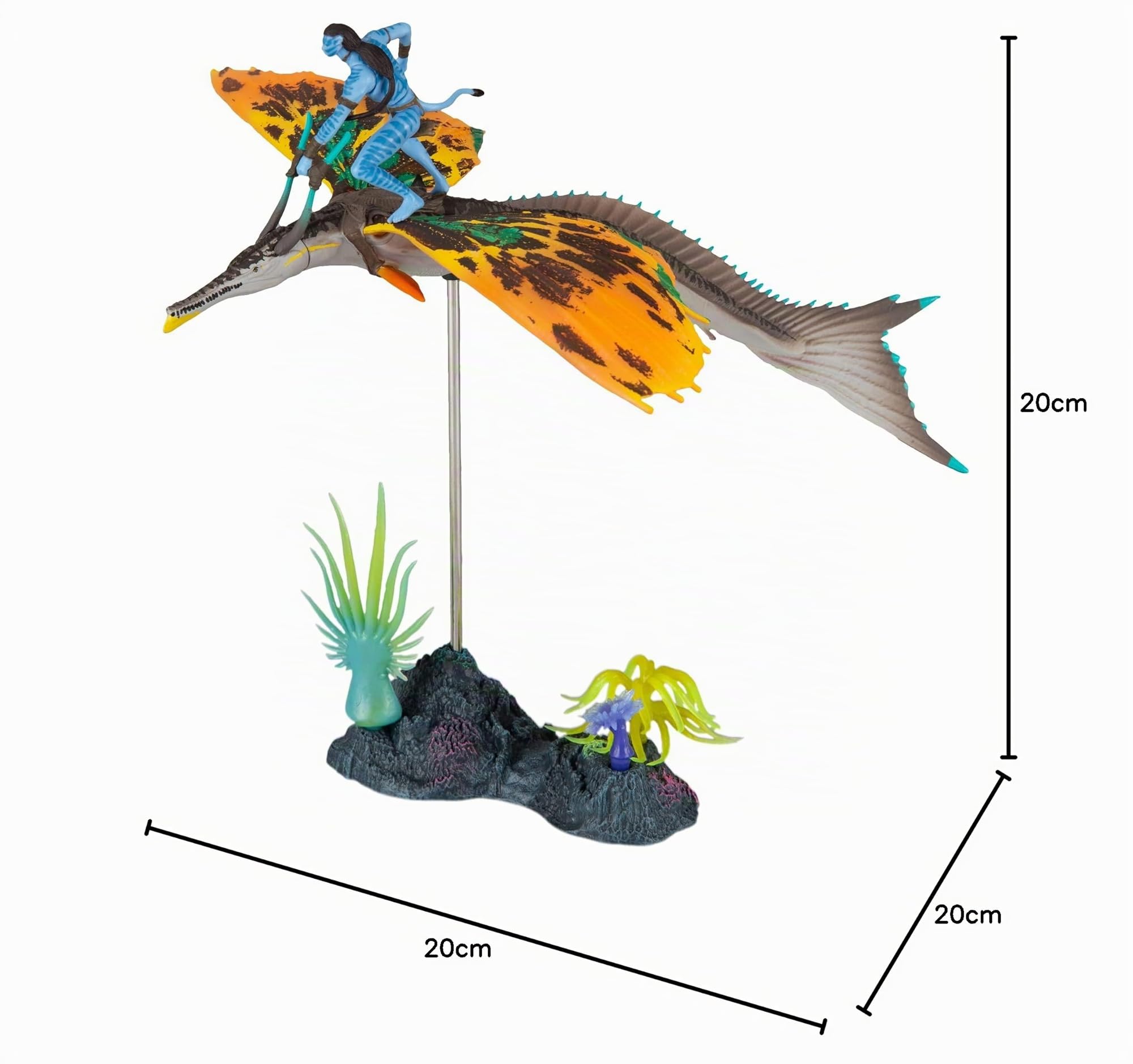 McFarlane Juguetes, Disney Avatar, World of Pandora Skimwing and Jake Sully Avatar Movie Figura de acción de Disney Toys - A Partir de 8 años