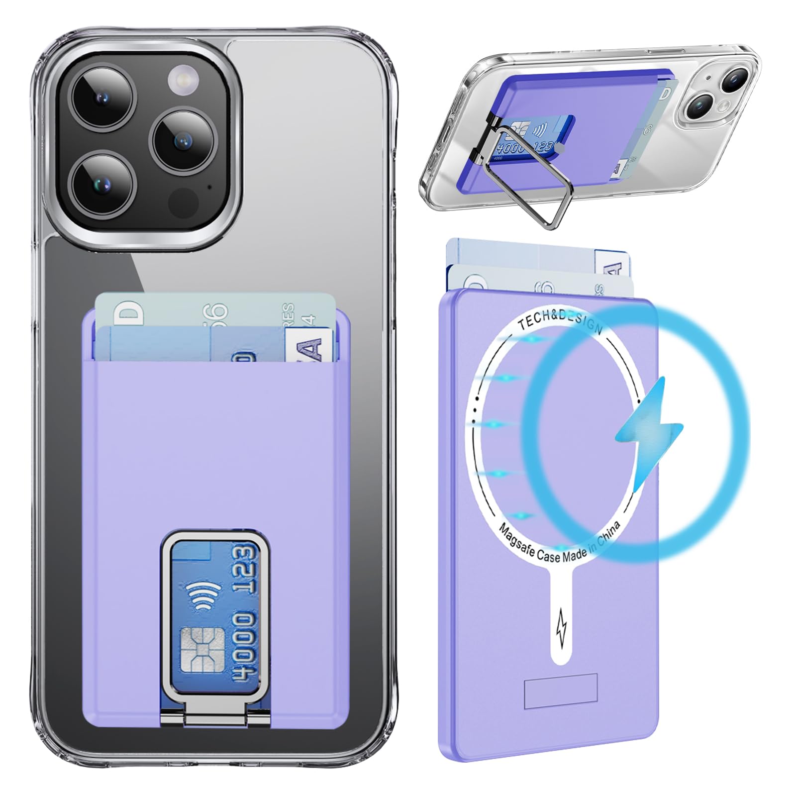 Amazon.co.jp: MagSafe カードケース スマホスタンド MagSafe