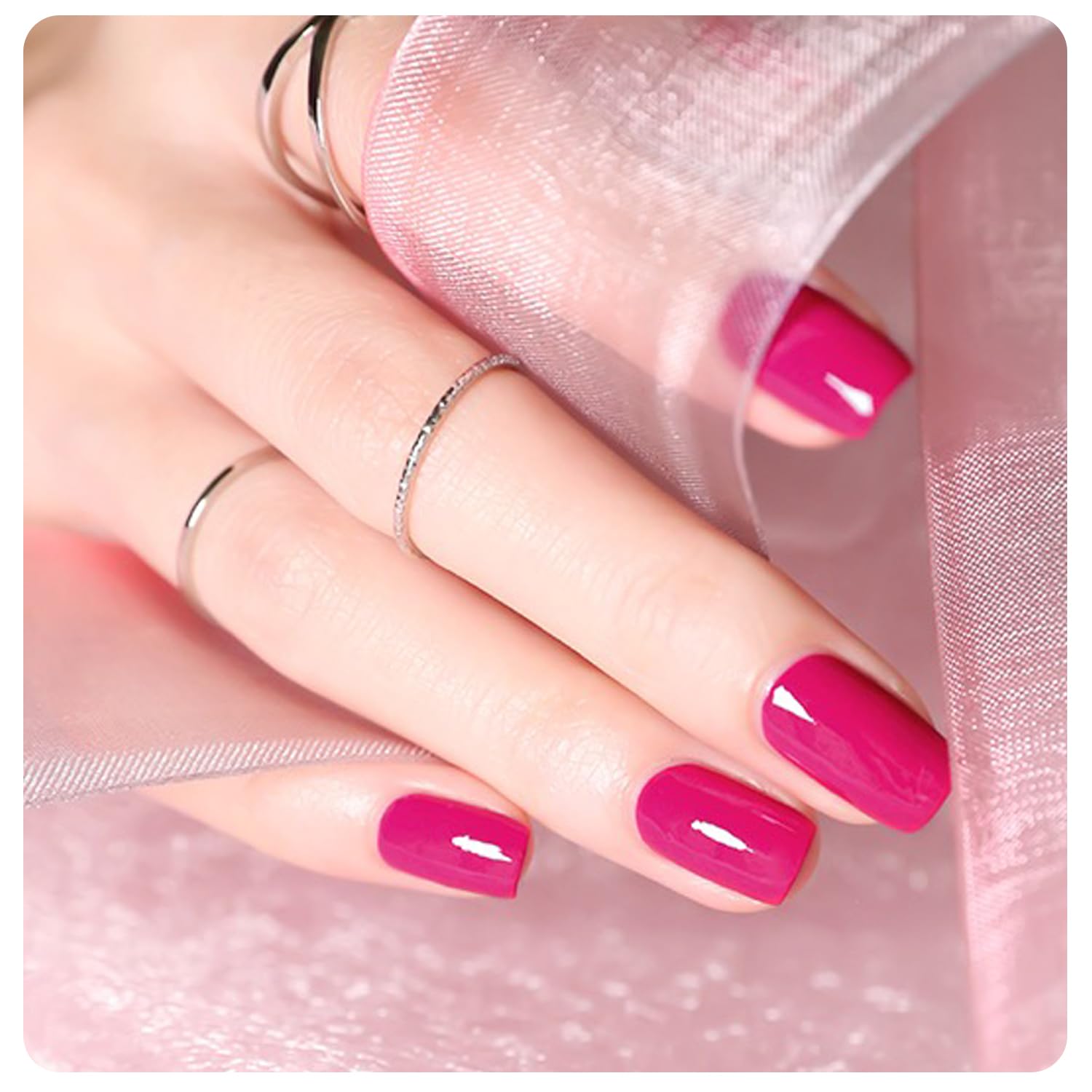 Vishine Set di Smalti Gel 36 Pezzi - Kit Smalti Gel 32 Colori con Base Coat, Top Coat Lucido, Opaco e Glitter, Collezione Verde Blu Rosso Rosa per Salone e Manicure DIY