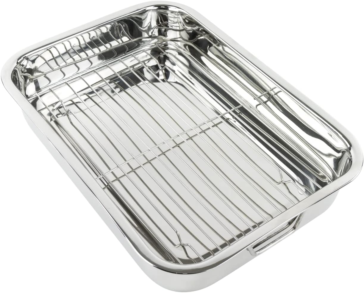 Lexi Home Stainless Steel Lasagna Roasting Pan