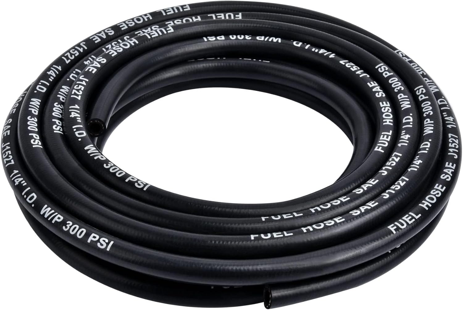 EVIL ENERGY 1/4 Marine Fuel Line Hose Type A1-15 Rubber 25FT SAE J1527