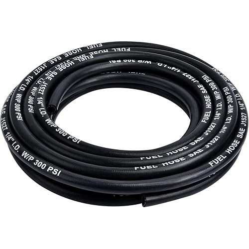 EVIL ENERGY 1/4 Marine Fuel Line Hose Type A1-15 Rubber 25FT SAE J1527