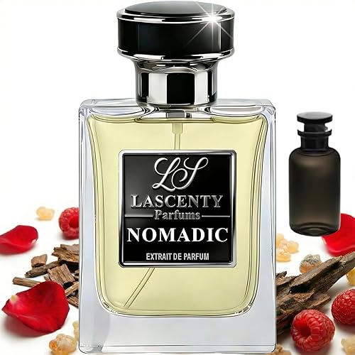 NOMADIC  Inspirado en Ombre Nomade para hombres y mujeres (1.7 onzas  1.7 fl oz)  Extrait de Parfum  Aroma de rosa ámbar ahumado de larga duración
