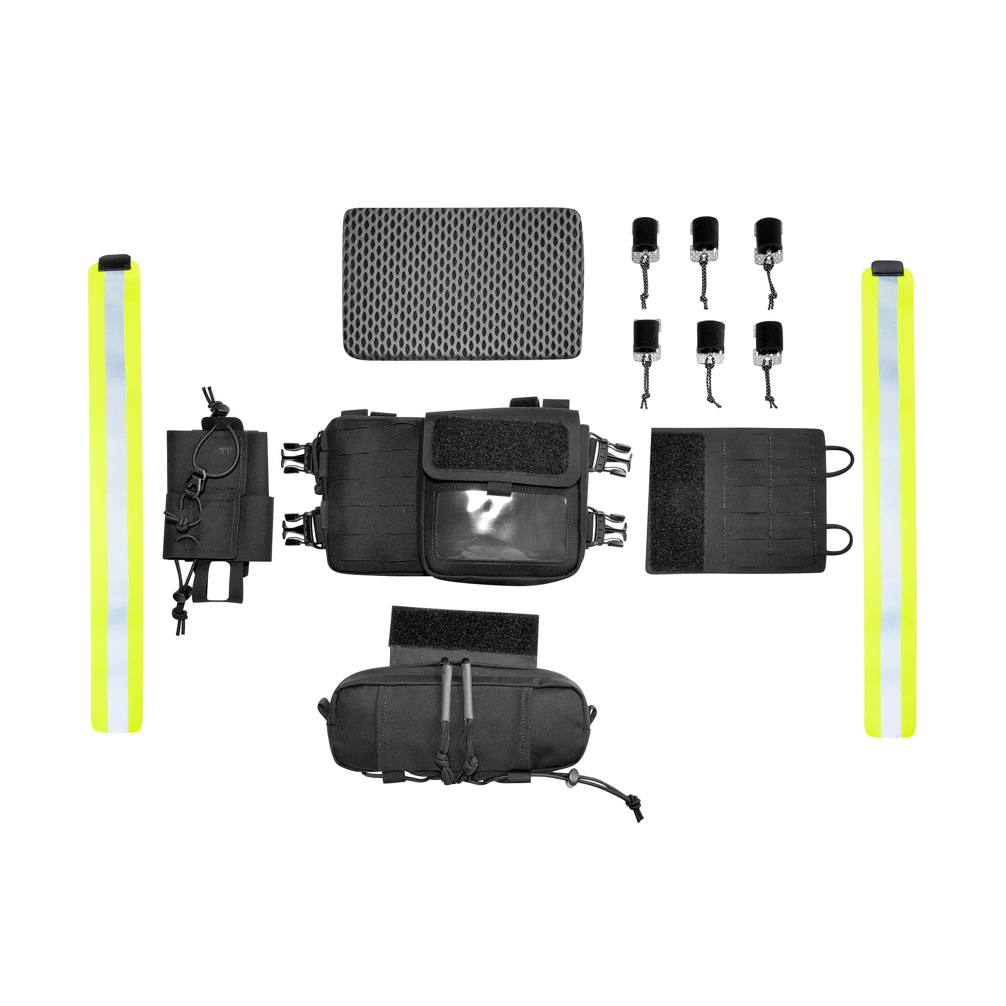 Tasmanian Tiger TT Security Pro Rig Modulares Chest Rig für Security, Ordnungs- und Sicherheitskräfte mit Organizer und Funkgeräte-Tasche
