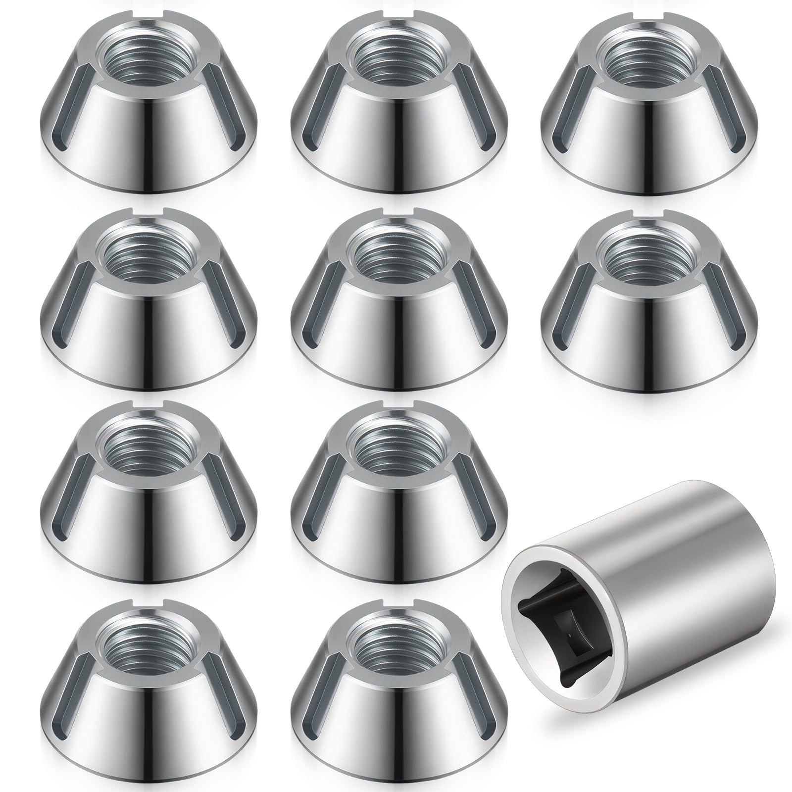 Otoolling 11 Pcs Include Installation Tool and 10 Pcs 3/8-16 Tri