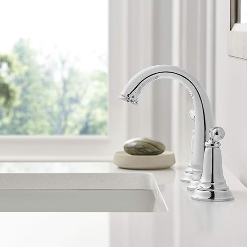 Miniatura 6 de American Standard 7052807.002, Delancey - Grifo de baño de 2 manijas de 8 pulgadas, 1.2 GPM, cromado