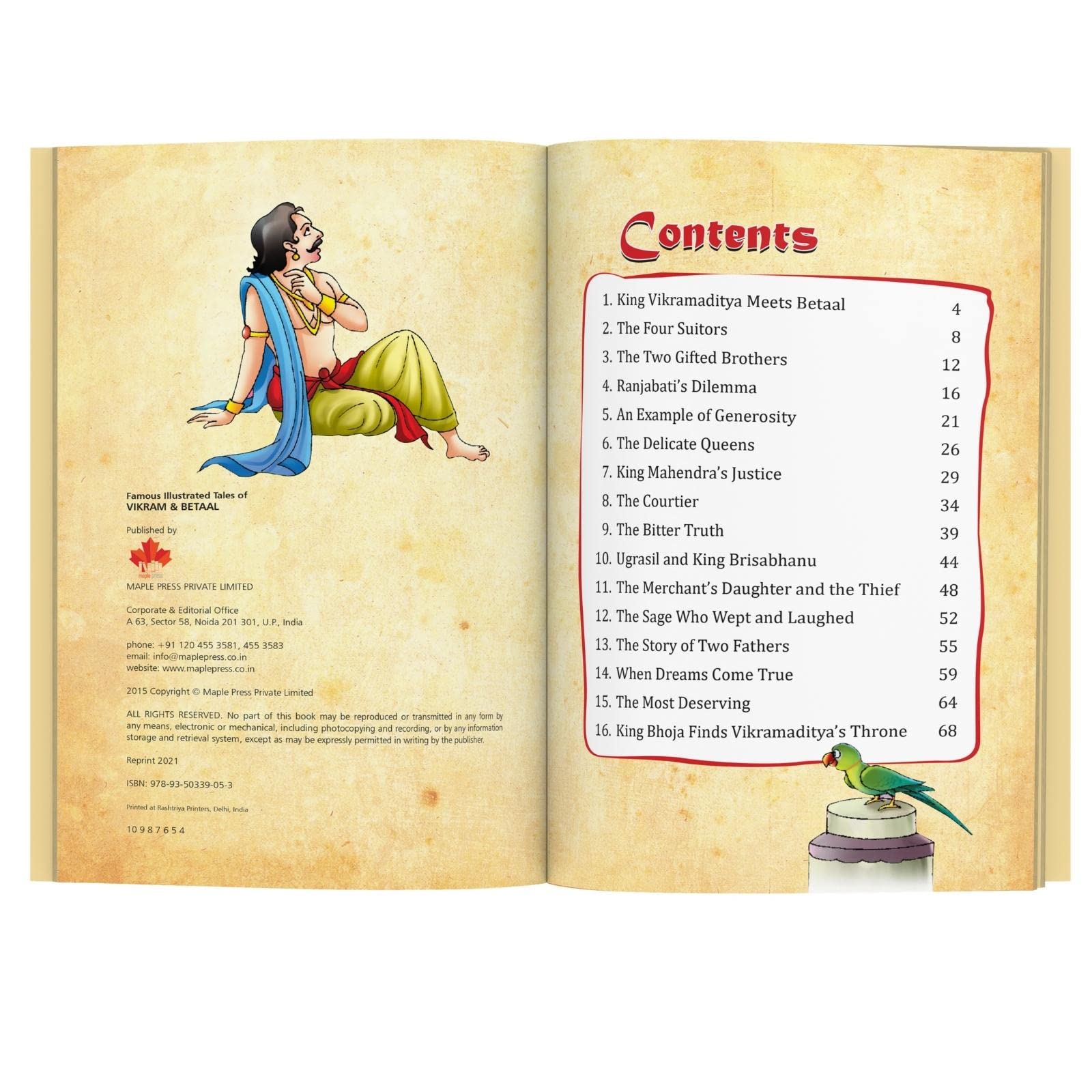 Vikram and Betaal (Illustrated) - Story Book for Children - English Short Stories - Bedtime Stories - Moral Stories - Read Aloud to Infants, Toddlers ... Kids 6+ Years Old (Famous Illustrated Tales) 1