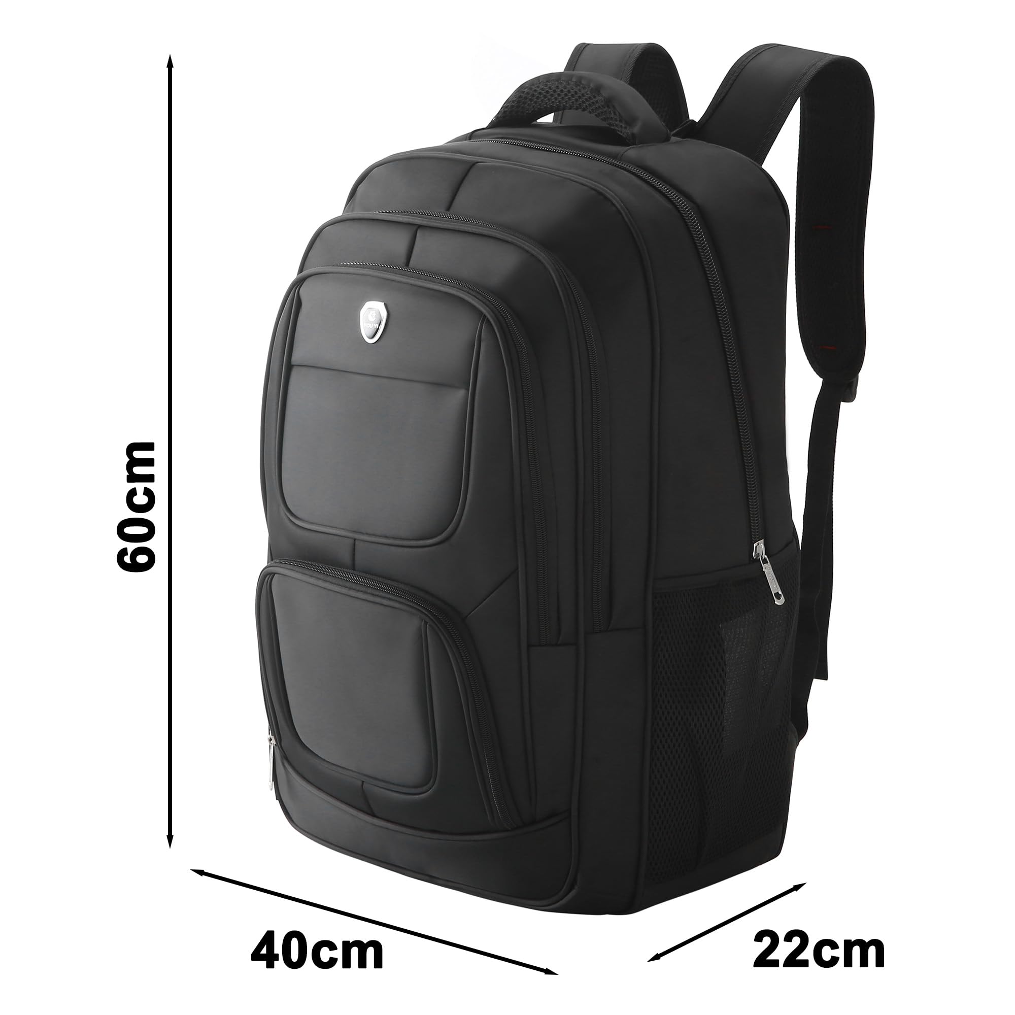 Sac à Dos De Randonnée 60L Mxaeyar – Léger 1,1 Kg, Housse Pluie Incluse, Idéal Pour 4-5 Jours