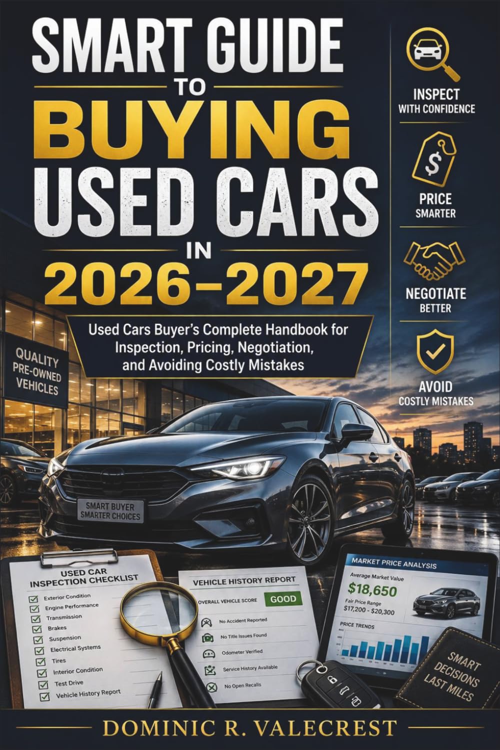 Smart Guide to Buying Used Cars in 2026–2027: Used Cars Buyer’s Complete Handbook for Inspection, Pricing, Negotiation, and Avoiding Costly Mistakes