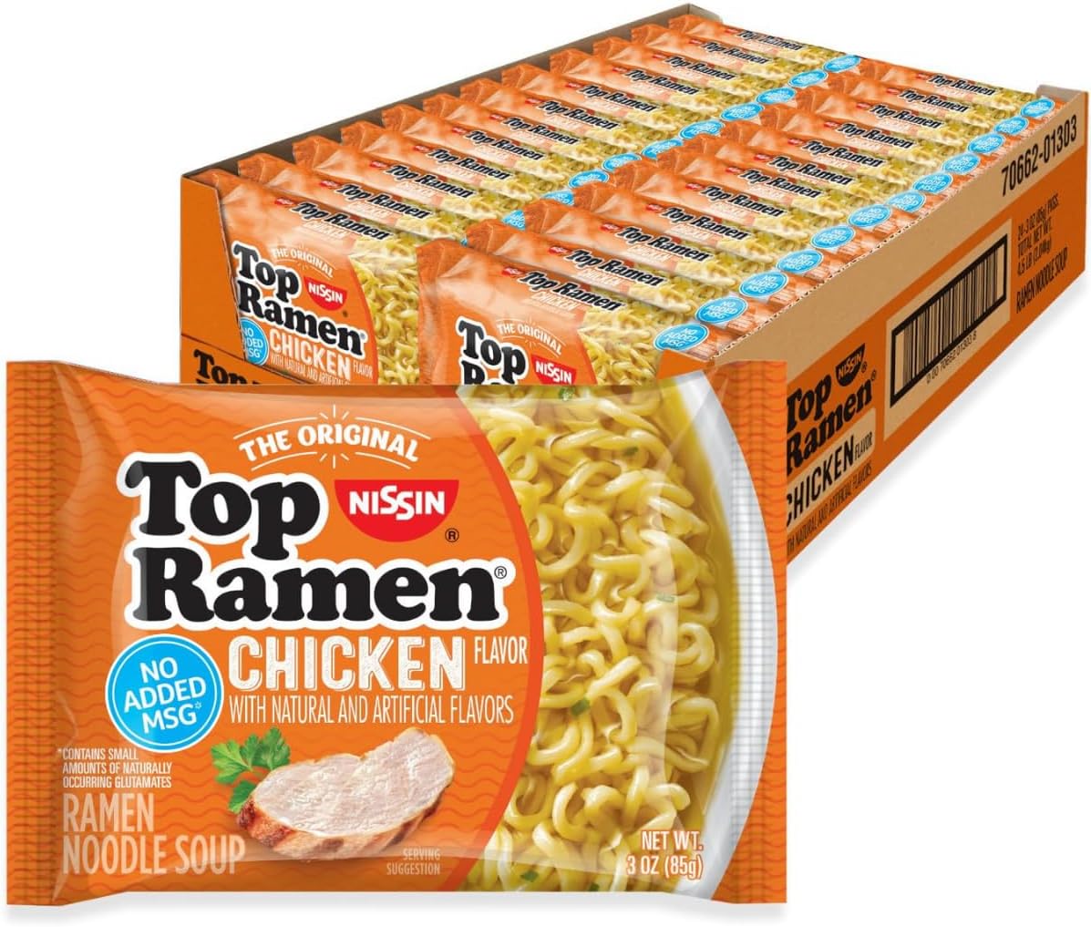Nissin Top Ramen Chicken - 3 Oz