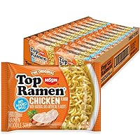 Vista 10 de Nissin Top Ramen - Sopa de fideos, salsa de soja, 3 onzas (paquete de 24)