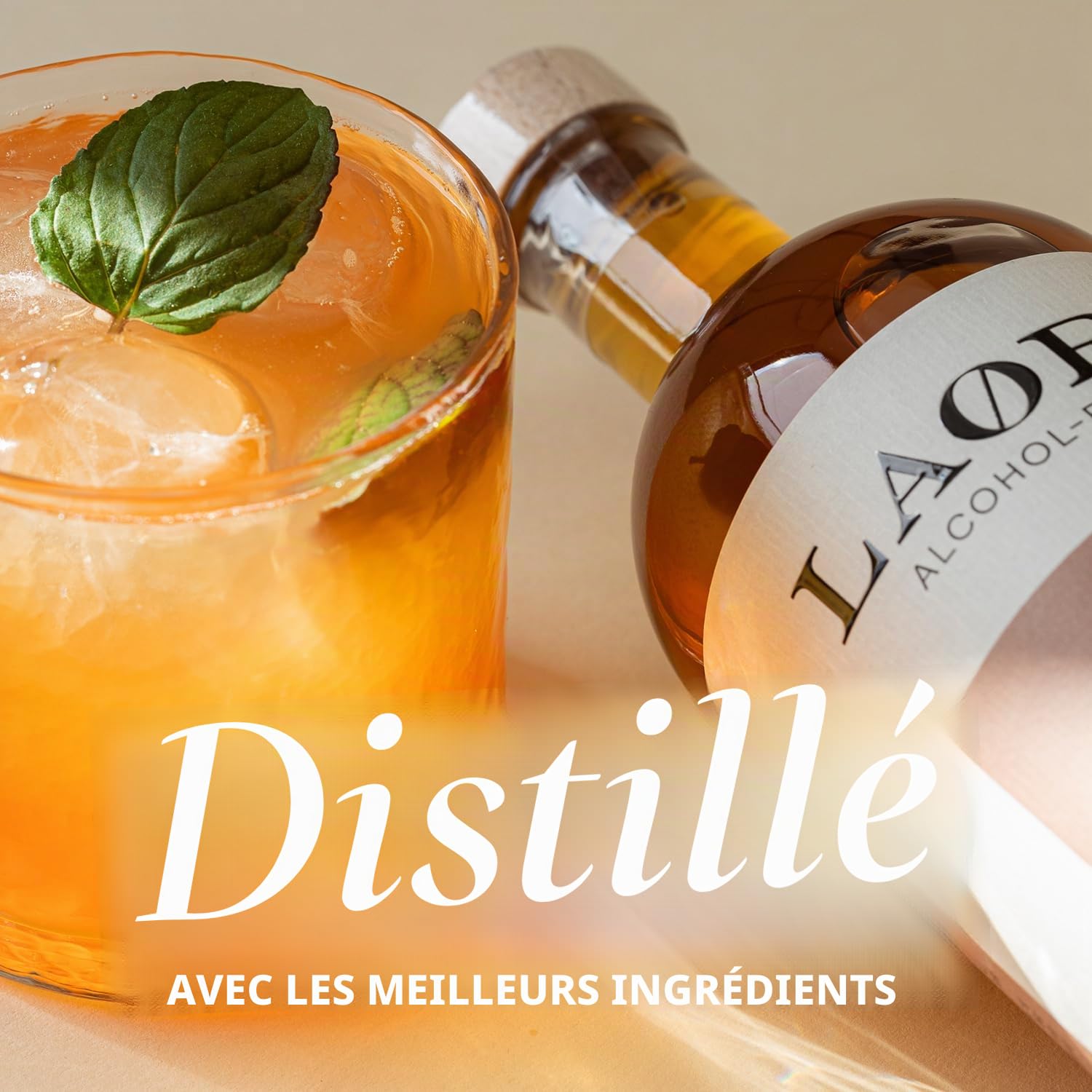 Épice Laori No 02 | Alternative sans alcool au rhum | Végétalien, faible en calories et sans sucre | Les meilleures plantes sans arômes artificiels | Parfait pour les longsboissons sans alcool