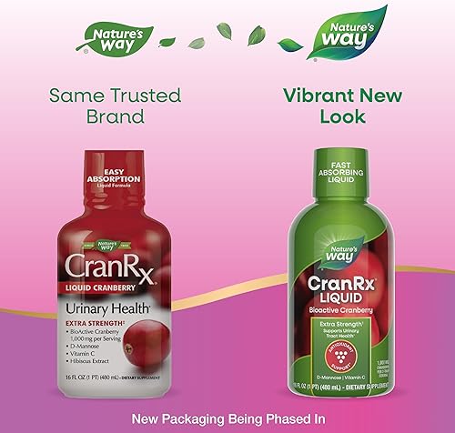 Miniatura 2 de Nature's Way CranRx Extra Strength Cranberry 1,000 mg, D-manosa + Vit C + Hibisco, 16 onzas líquidas