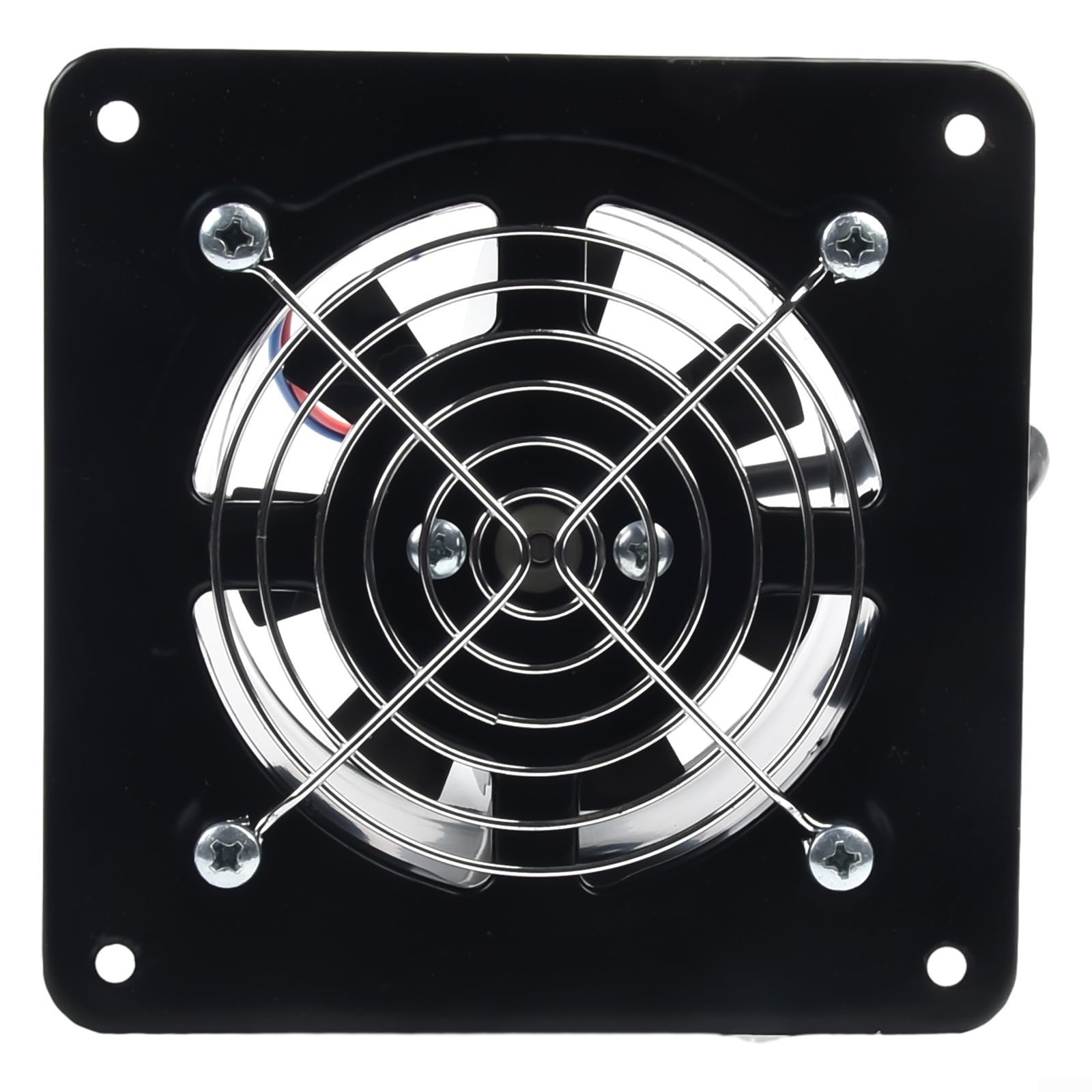 Ventilador de escape industrial de 4 pulgadas, extractor de ventilación axial, soplador de 220 V, marco de metal de acero inoxidable, motor de cobre, taller, almacén, restaurante, garaje
