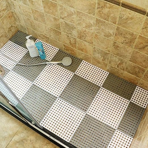 Amazon お風呂マット 防カビ バスマット すのこ 浴室用 滑り止め 30 30 22 マット 洗い場マット プラスチック 風呂場 浴槽 お風呂の 床シート 転倒防止 速乾 カラー 安全感 お年寄り こども 妊婦 入浴用マット 介護用 ラグ ジョイントマット 風呂マット すのこ ホーム