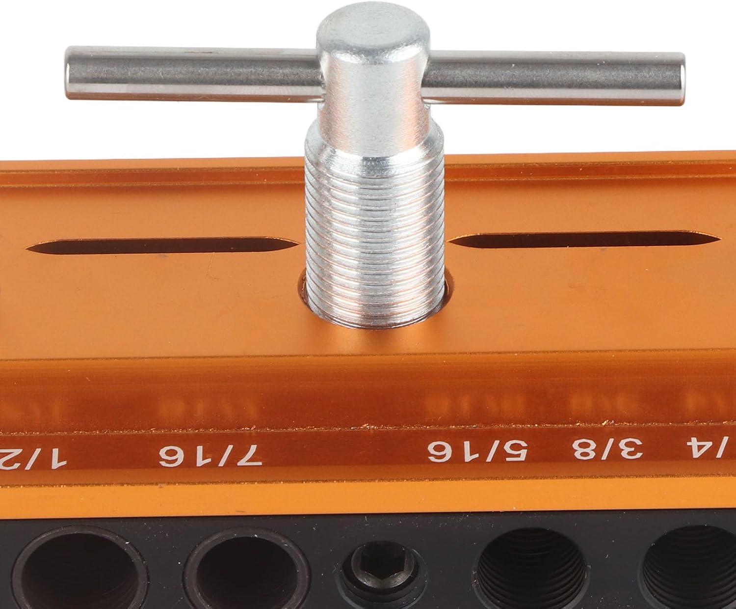 Self Centering Dowelling Jig Aluminum Alloy Drilling Guide Bushings Set Wood Puncher Locator 64mm Width for Woodworking