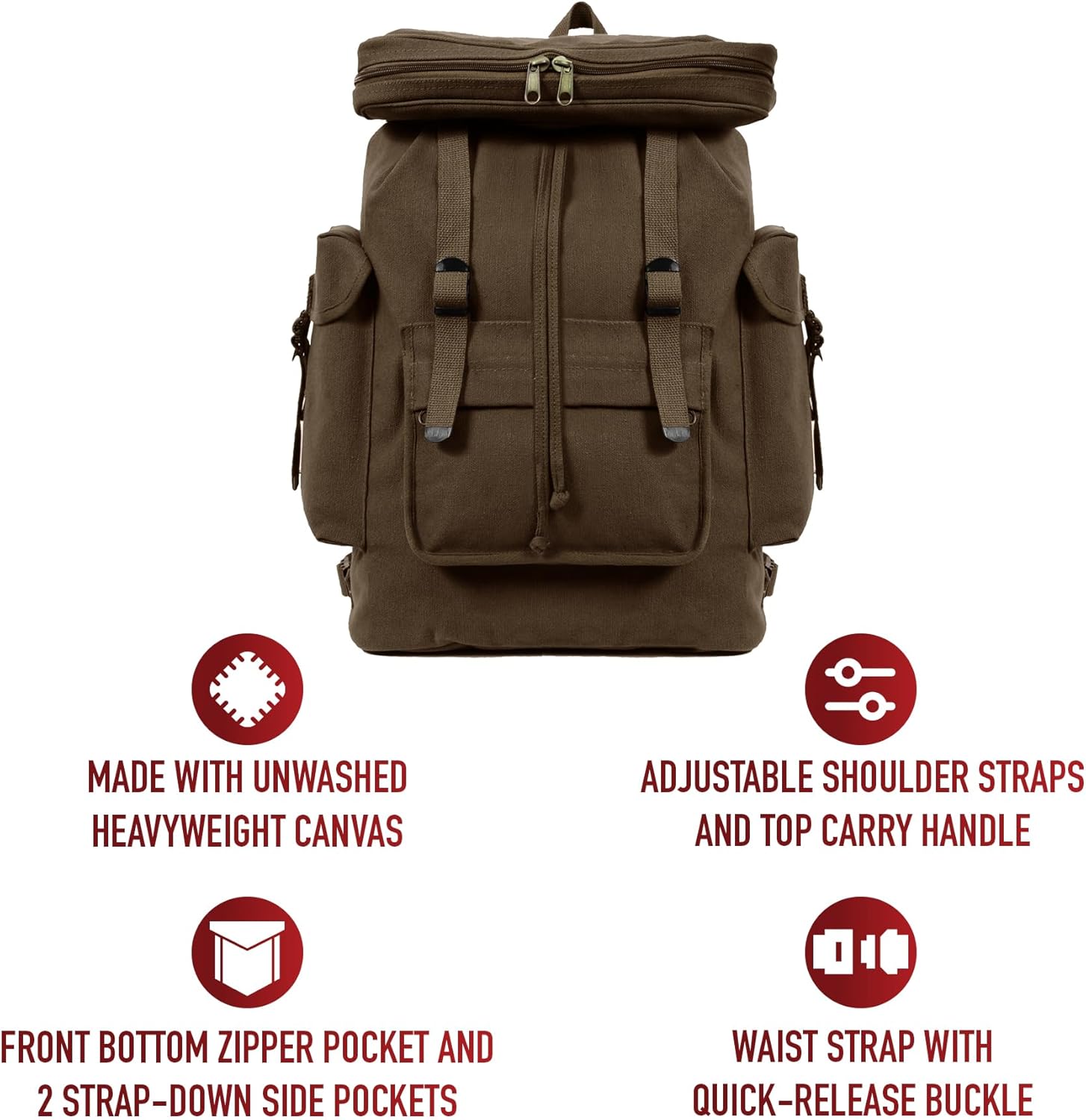 Rothco Canvas European Rucksack