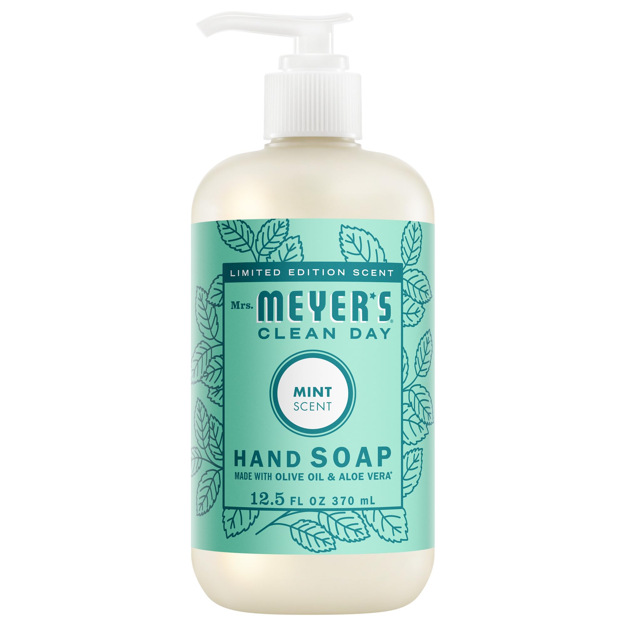 CLEAN DAY Hand Soap, Made with Essential Oils, Limited Edition Mint, 12.5 fl. oz