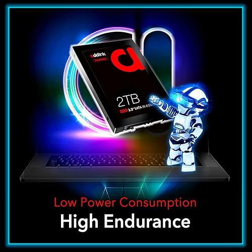 Miniatura 5 de Addlink S20 2TB PS4 Compatible SATA III 2.5" pulgadas SSD interno de calidad extrema 550MBs velocidad máxima, reemplazo perfecto de HDD
