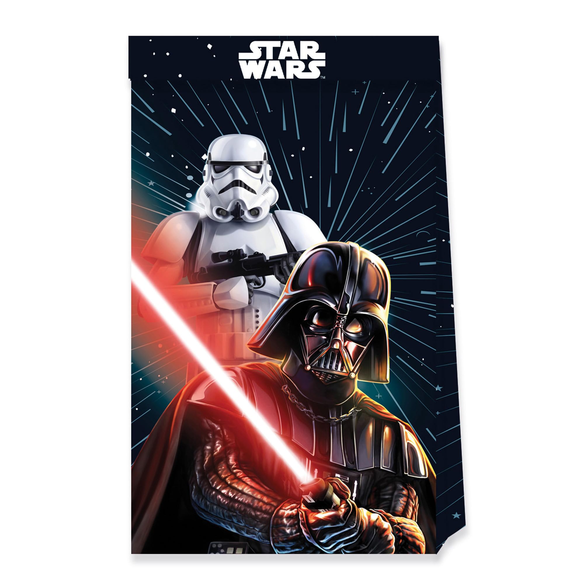 Procos 10215307DY - Set de fête Star Wars Galaxy, 46 pièces de vaisselle jetable pour anniversaire d'enfant et fête à thème, décoration de table, unbekannt