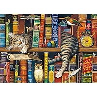 Schmidt Spiele 59991 Gatto sullo scaffale, puzzle da 1000 pezzi