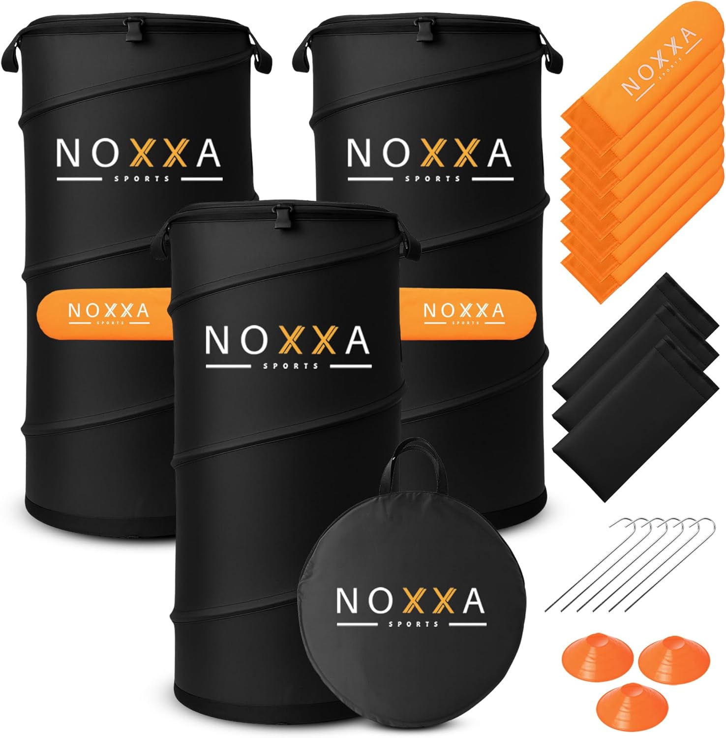 Pop Up Defender Basketball with Arms - Portable Basketball Dummy Defender, Foldable Training Equipment for Basketball, Soccer, Football and More, Indoor and Outdoor.