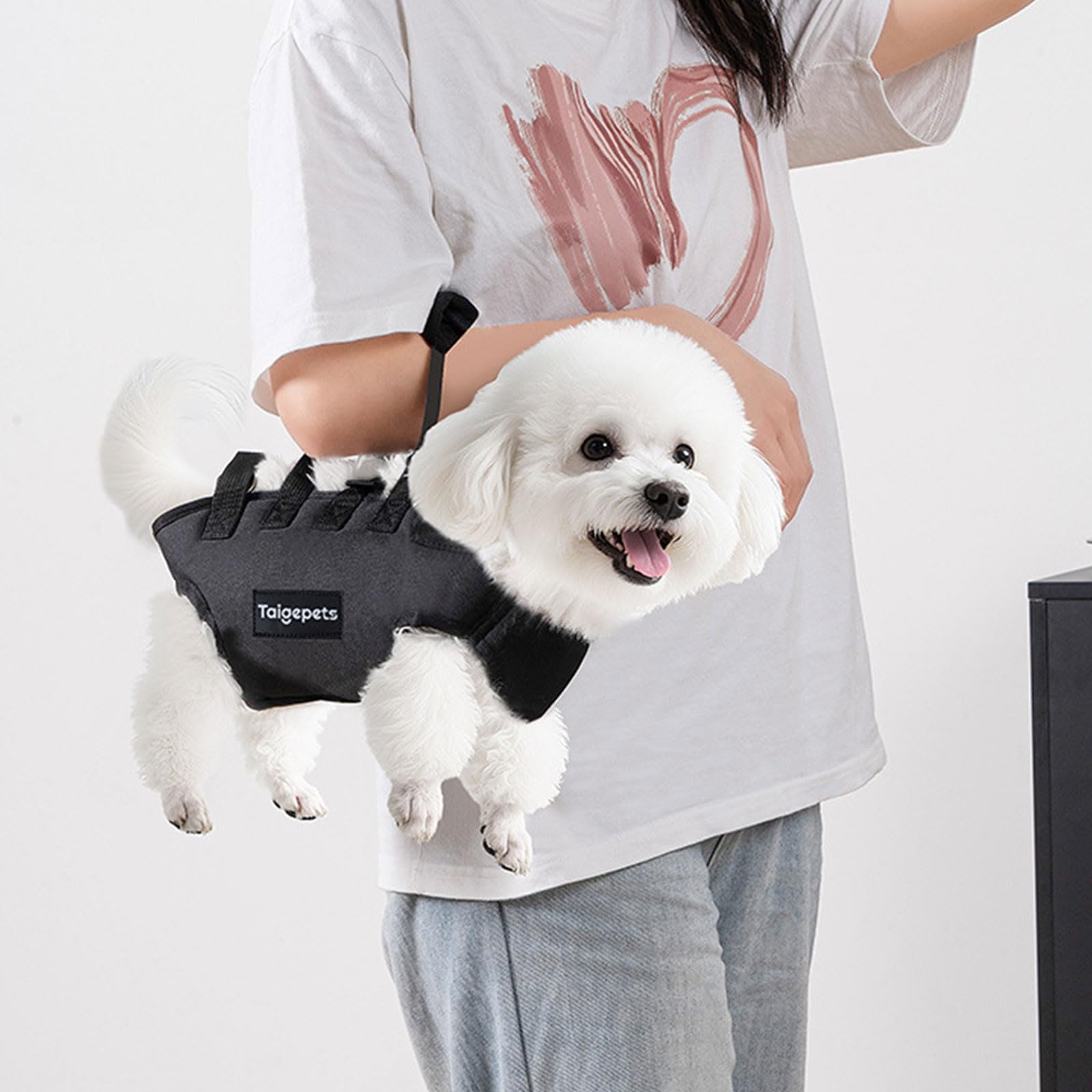 Bolsa de transporte para perros y gatos, mochila de hombro para mascotas, bolsa de viaje ajustable para mascotas al aire libre