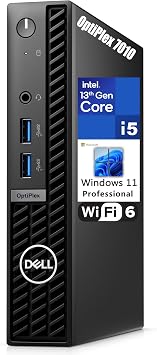 Dell OptiPlex 7010 MFF 1.2L Business Desktop Computer, Intel 14-Core i5-13500T Beat i7-12700T, 32GB DDR4 RAM, 1TB PCIe SSD, WiFi 6, Bluetooth, Windows 11 Pro