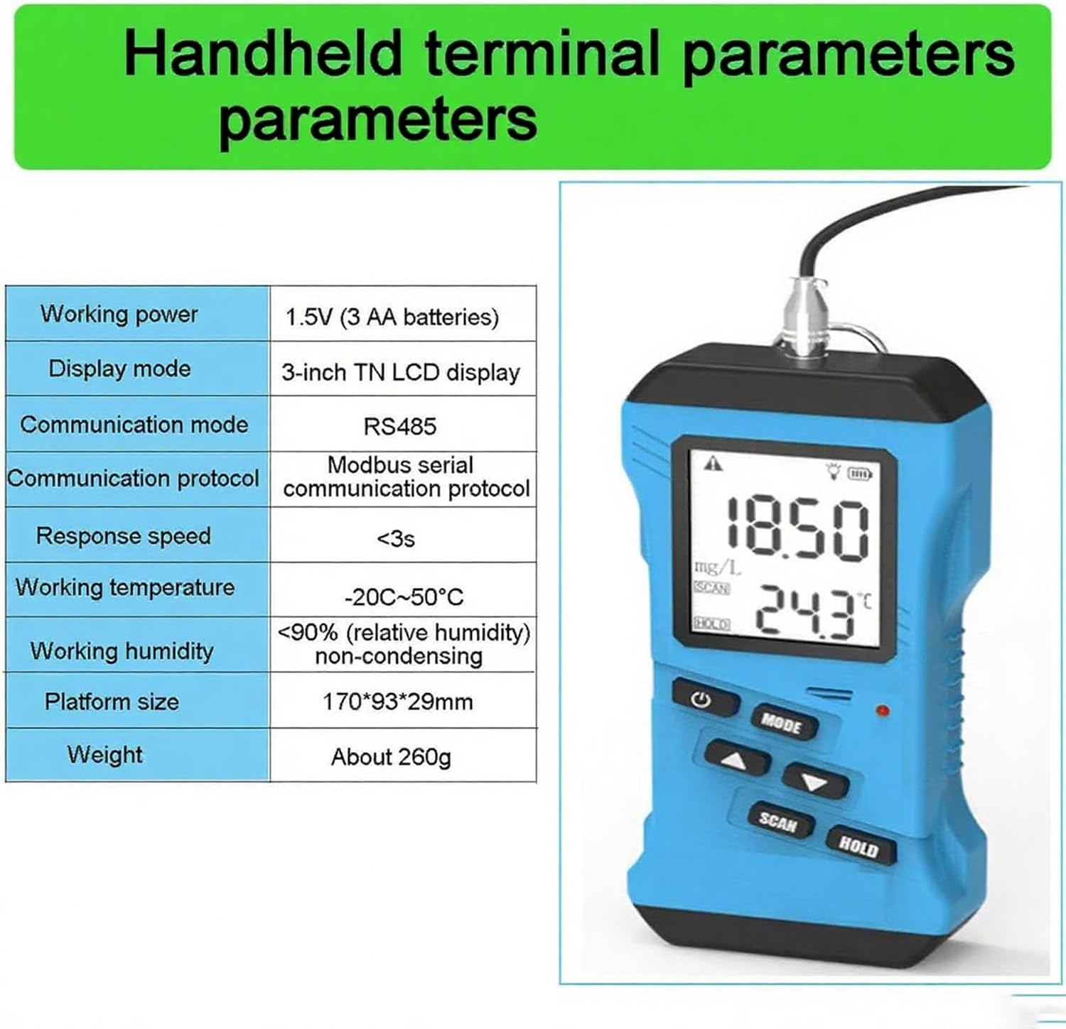 7-in-1 Soil Tester Kit - High Accuracy Digital NPK Meter for Nitrogen, Phosphorus, Potassium, pH, Moisture, Nutrient Conductivity & Soil Fertility Analysis