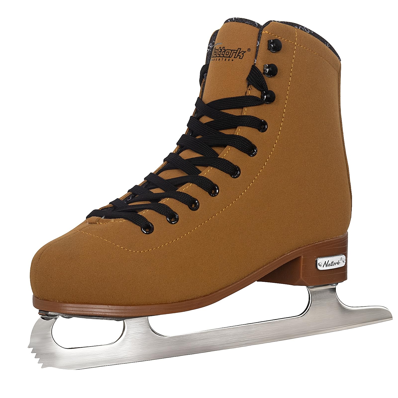 Nattork Figure Skates for Boys and Girls Excellence Stainless Steel Blades Ice Figure Skating with Enhanced Support Strength Performance and Ultimate