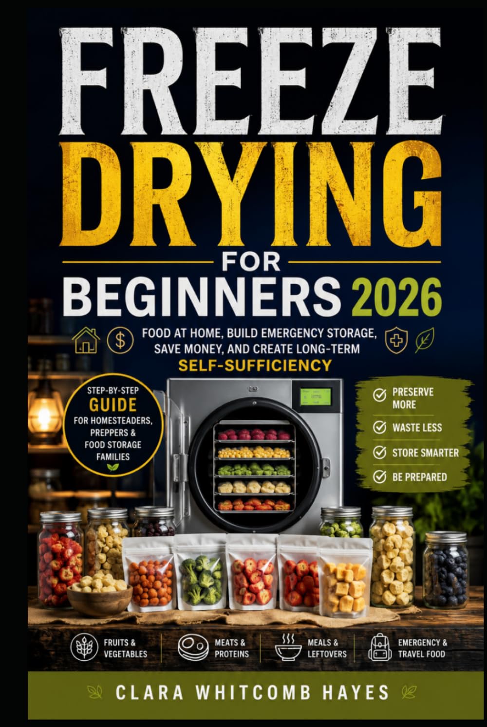Freeze Drying for Beginners 2026: Food at Home, Build Emergency Storage, Save Money, and Create Long-Term Self-Sufficiency