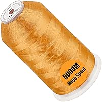 Vista 36 de New brothread - Bobina única de 5000 m de hilo de poliéster para máquina de bordar 40WT para máquinas comerciales y domésticas - Marigold