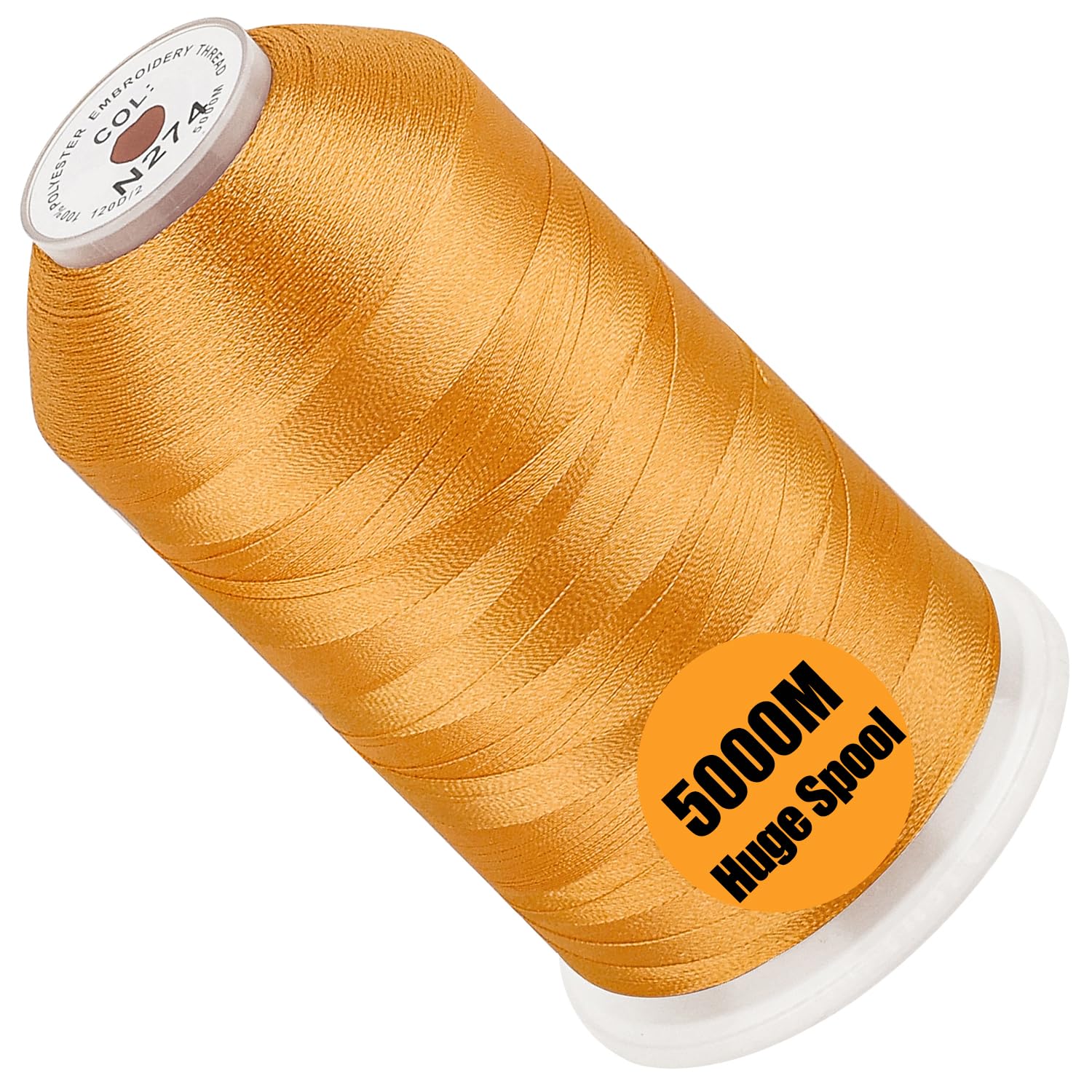 Amazon.com: New brothread - Single Huge Spool 5000M Each Polyester