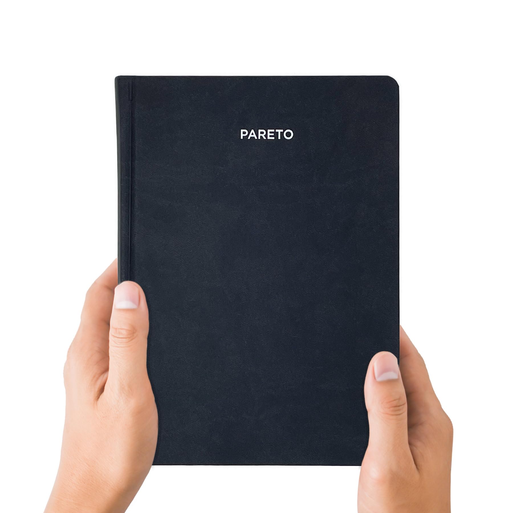 Pareto Planer (undatiert) – Perfekt organisiert Ziele erreichen, Produktivität steigern, gute Gewohnheiten entwickeln | Buchkalender, Wochenplaner, Tagesplaner, Erfolgsjournal, Organizer| Schwarz