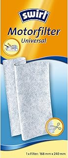 Swirl Motorfilter Universal – zuschneidbarer Filter für Staubsaugermotor, schützt vor Feinstaub & Schmutz, passend für AEG, Philips, Miele, Siemens, Bosch, Rowenta, Samsung, Kärcher