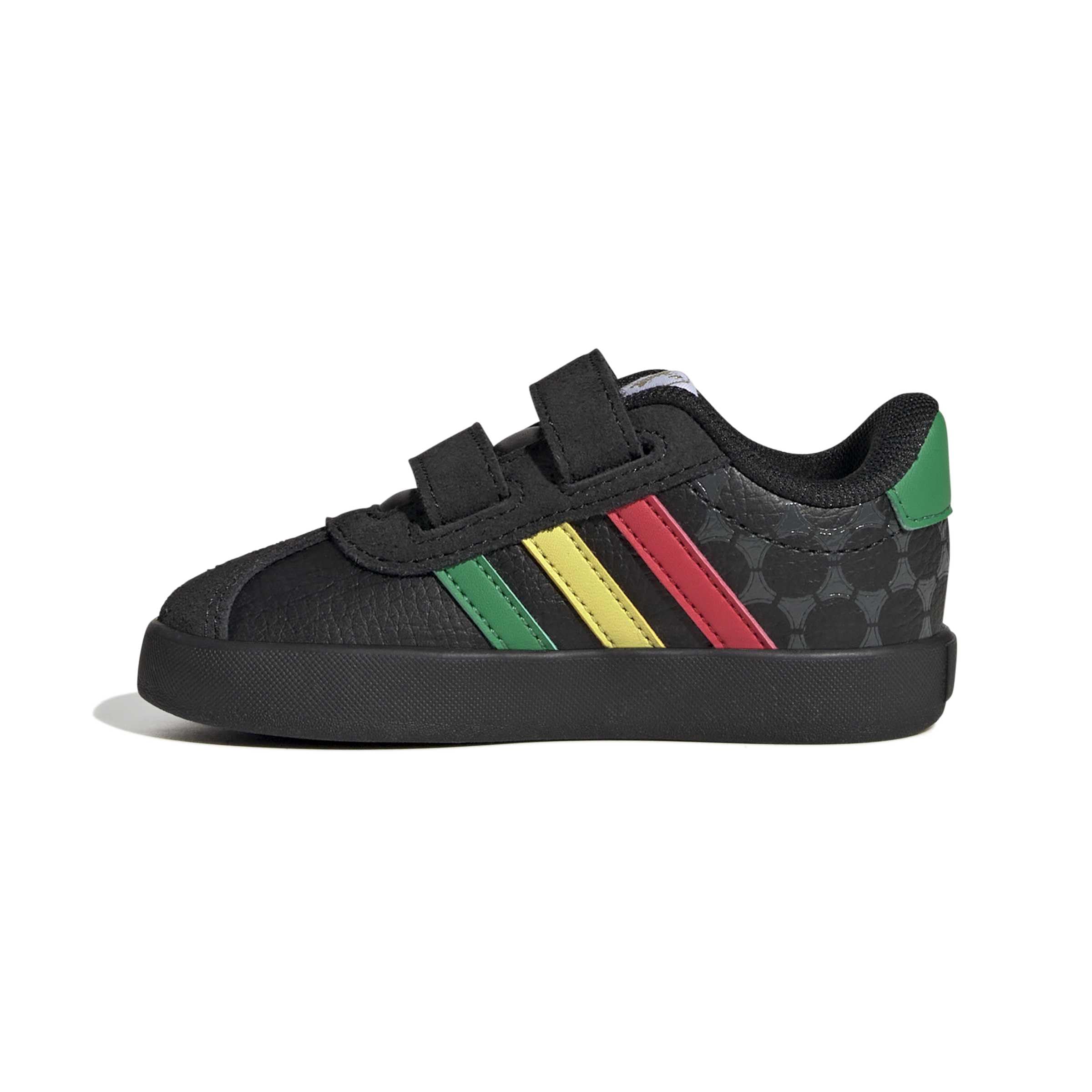 adidas Boys Vl Court 3.0 Sneakers Shoes Casual - Pink, White 5 Infant Black/Green/Pure Ruby