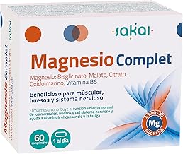 MAGNESIUM COMPLET 5-IN-1 | MAGNESIUM + B6 SALES FOR MUSCLE RELAXATION + ENERGY + BONE HEALTH | HIGH ABSORPTION, HIGH AVAILABILITY | 2 MONTHS | VEGAN AND GLUTEN FREE - SAKAI