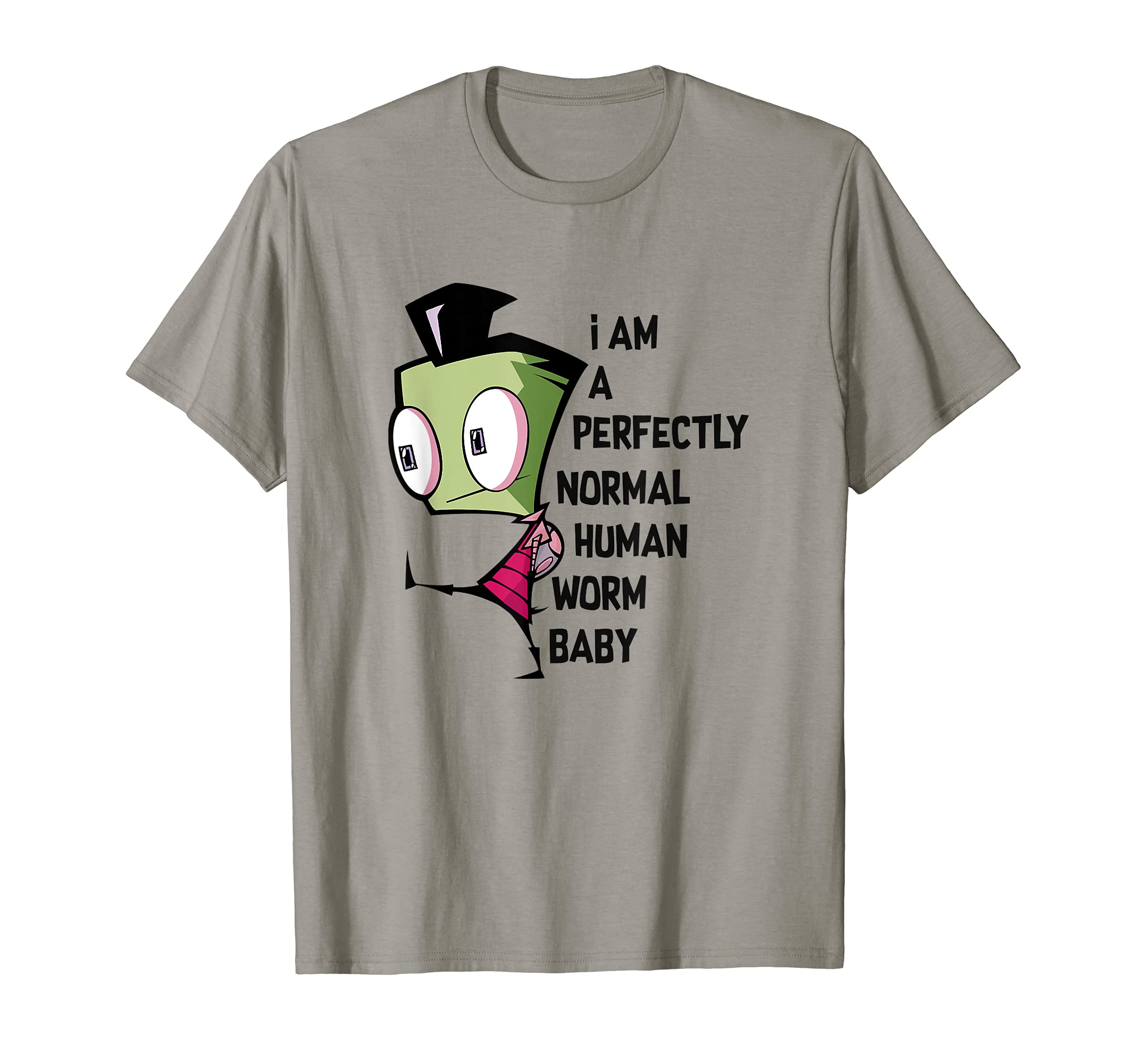 Invader ZimI'm A Perfectly Normal Human Worm Baby T-ShirtOEKO-TEX STANDARD 100