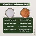 Homeda Coconut Sugar Organic 350 gm, Palm Sugar Organic, Natural Sweetener | Unrefined Unprocessed Coconut Jaggery Powder Substitute | Coco Sap gallery image