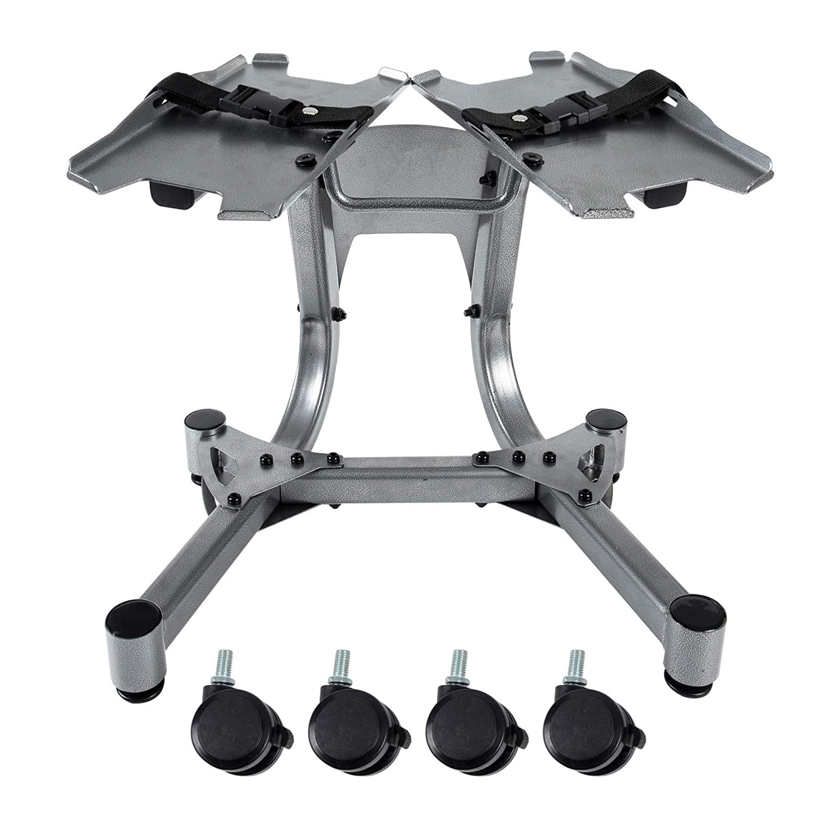 wuyule Adjustable Dumbell Rack with Wheels 330LBS Dumbbell Rack Stand Only Dumbell Holder Dumbbell Rack for Home Gym