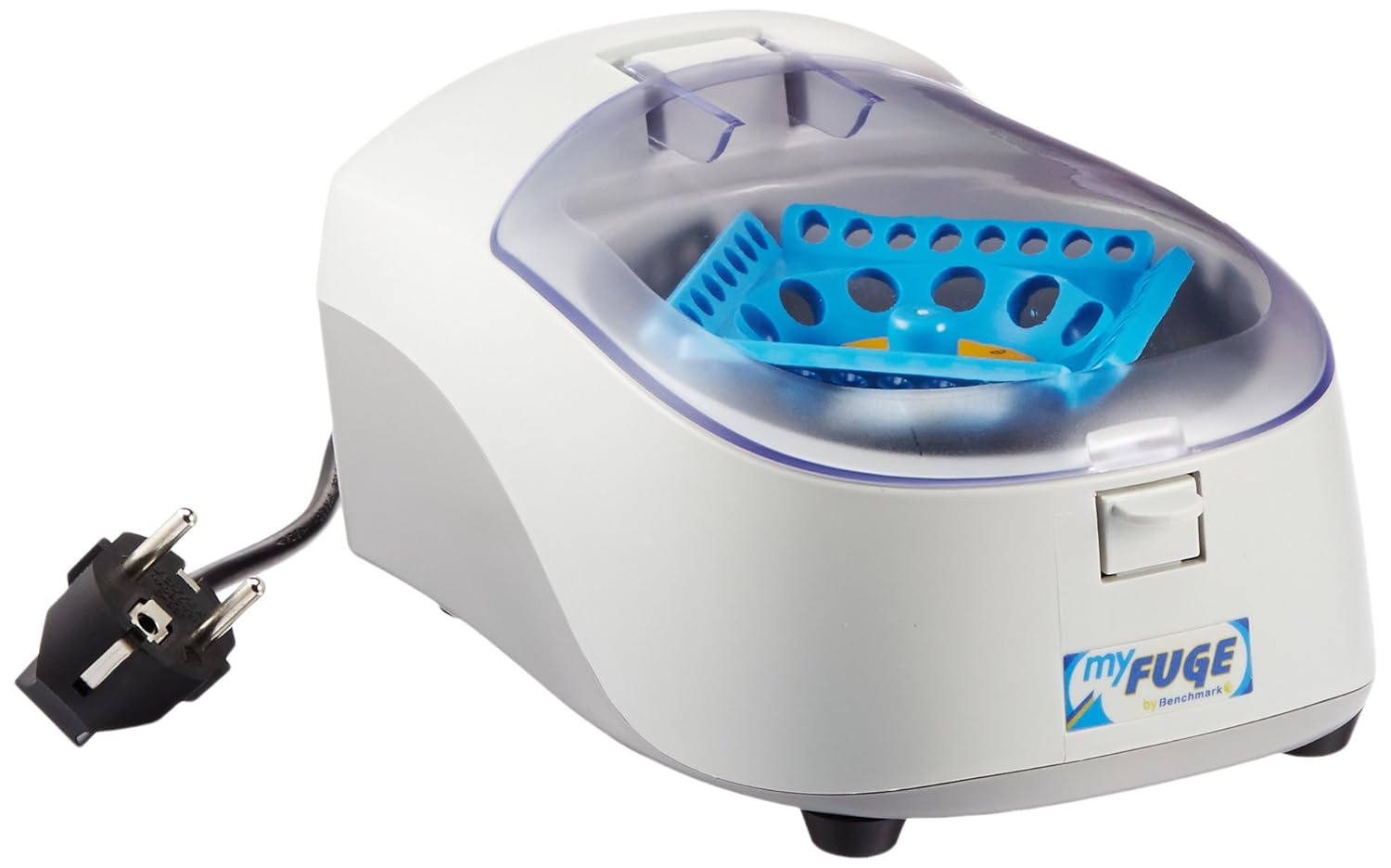 Benchmark Scientific C1012-E MyFuge12 Mini Centrifuge with Combi Rotor 100-240V, Euro 2 Prong Plug