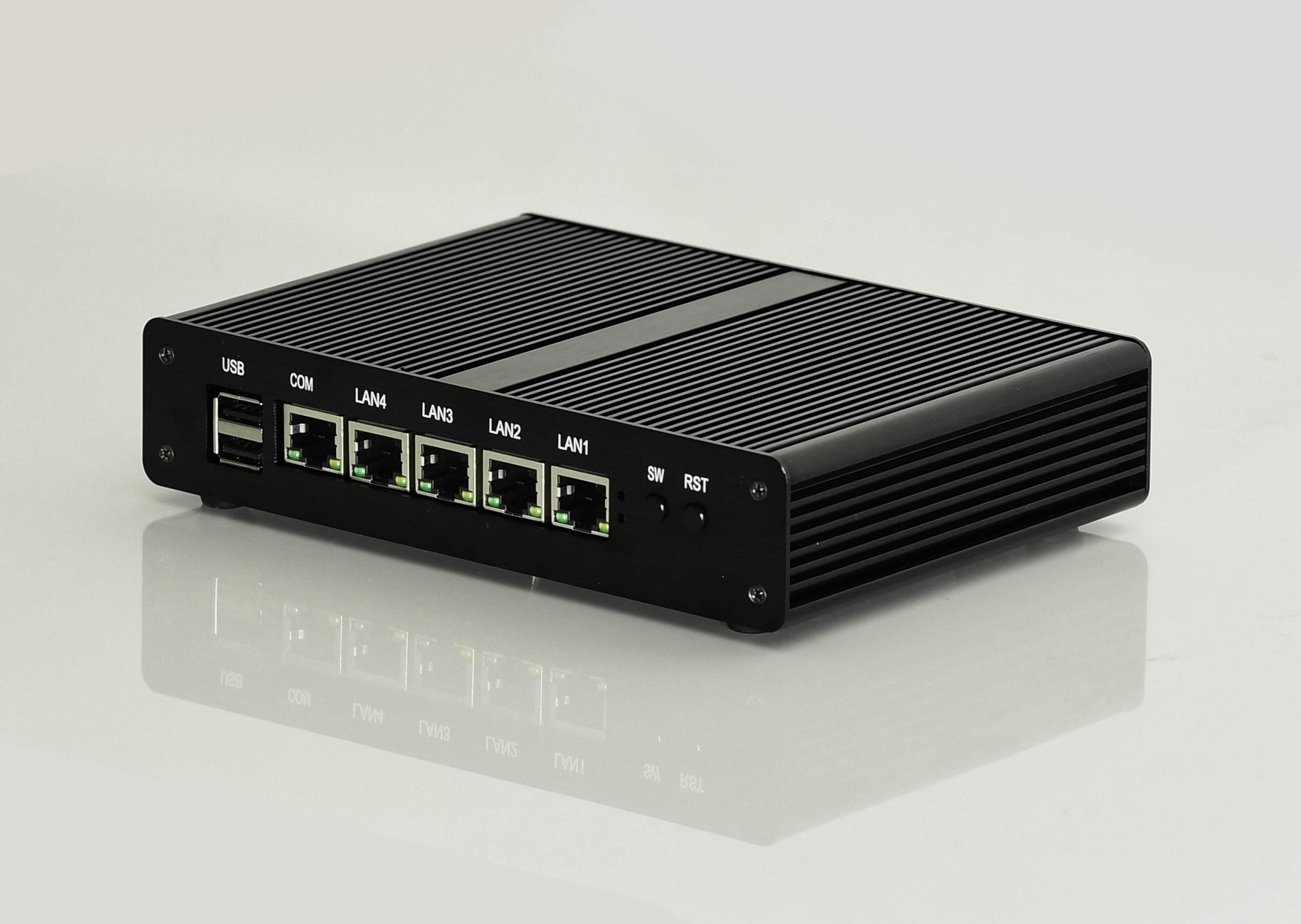Cheap Celeron J1900 Quad Core Firewall PC Fanless PC Nano PC with 2G RAM 64G SSD Multi LAN 4 Nic for