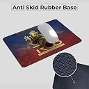 GoThriff IPL Cricket Theme Mouse Pad for PC | Anti-Slip Base, Overlock Stitched | Extended Gaming Mousepad Keyboard Mat | Cricket Fan Gift (RCB, Small) gallery image